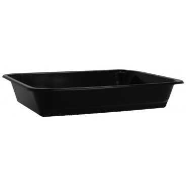 Caserole termosudabile din PP pentru catering negru