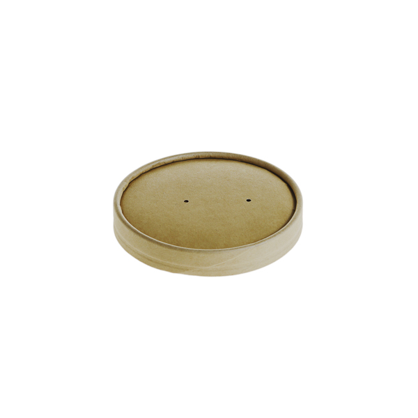 Capace pentru Boluri pentru supa 12oz/16 oz , carton kraft ,D96 mm,25 buc, 20 set/bax