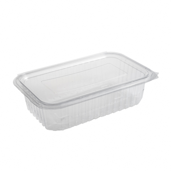 Caserole 1000 gr Premium Safir FT 208 KD 1000 ,PET transparent, 192×130 mm,100 buc, 6 set/bax