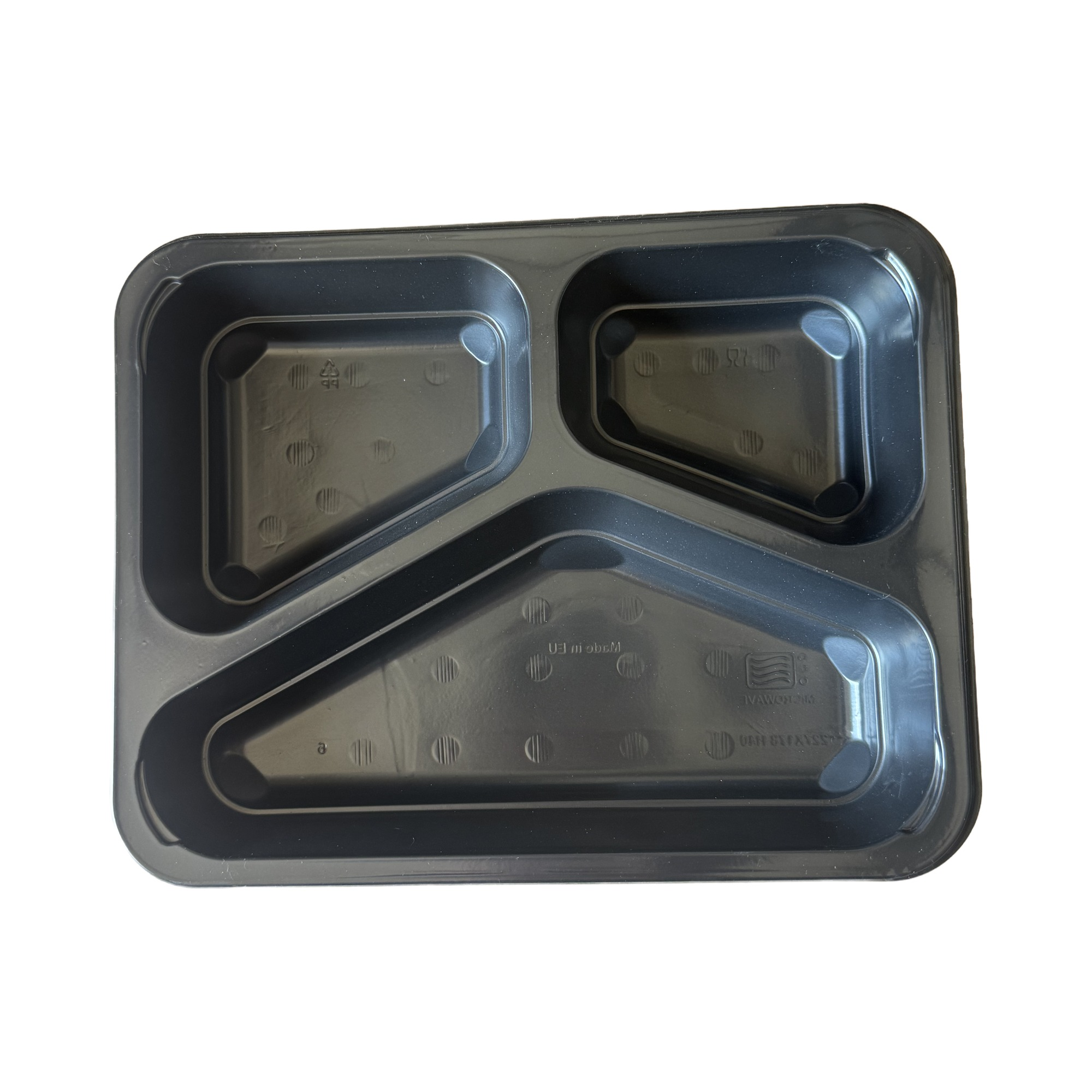 Caserolă PP termosudabilă neagră 227×178 H80