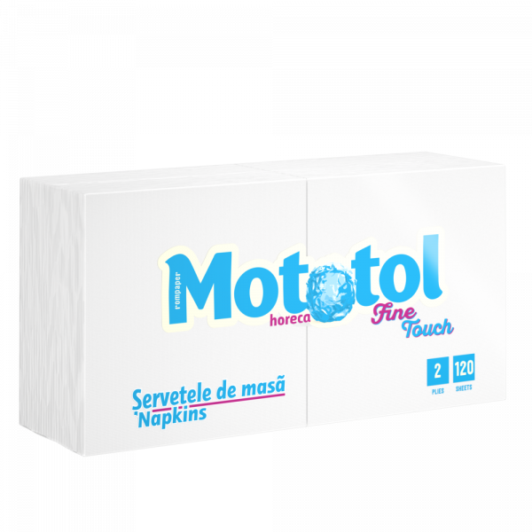 Șervețele Mototol Fine Touch alb